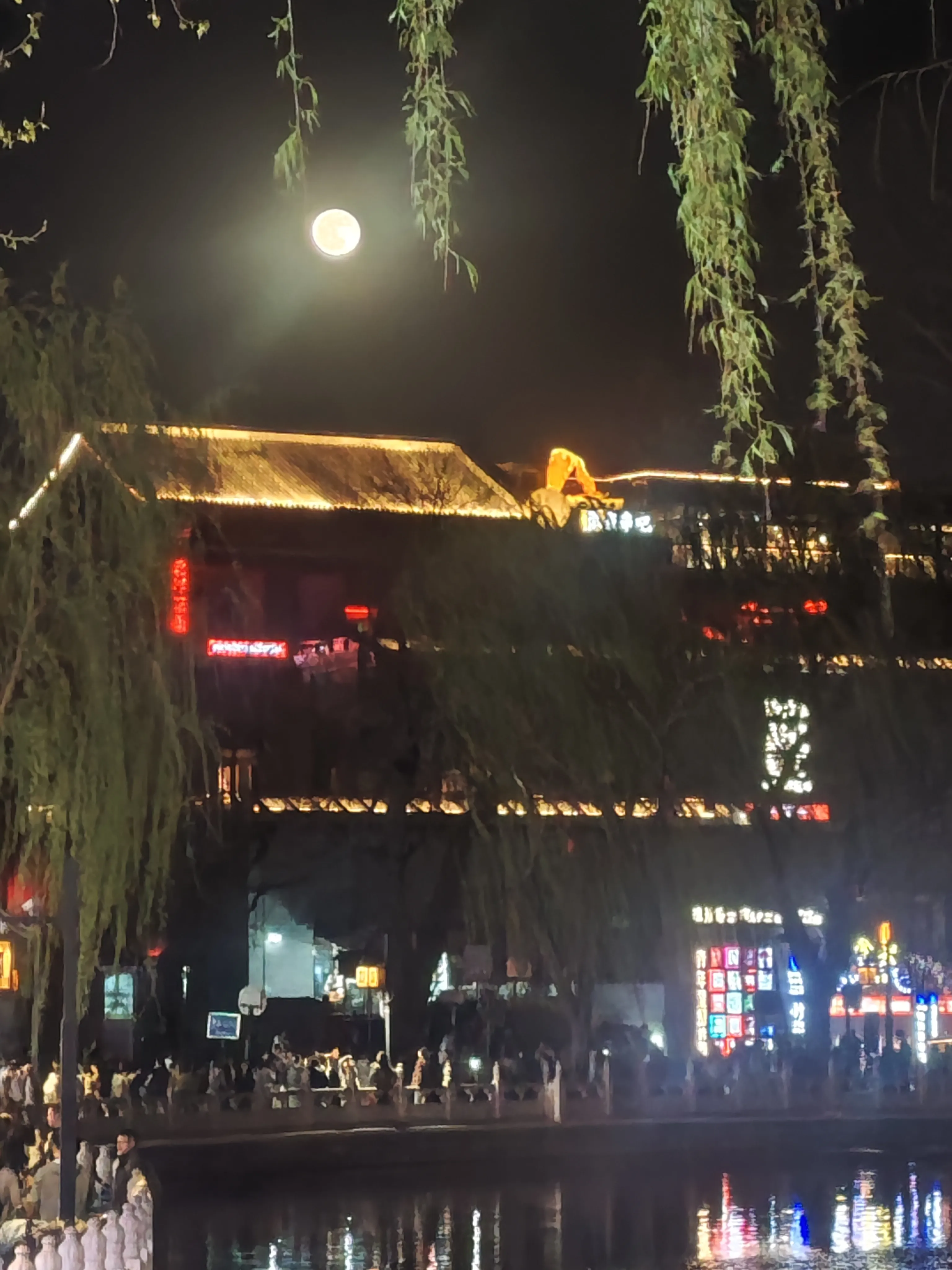 那晚的月亮是真的圆